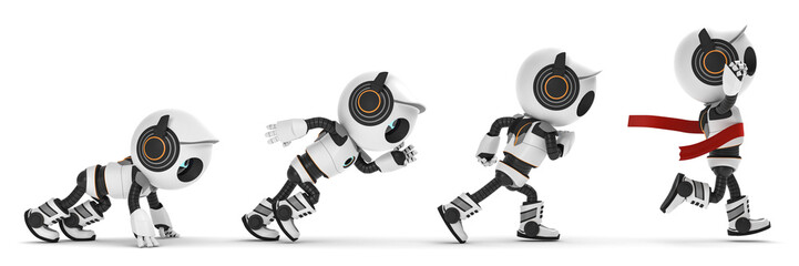 3D Roboter losstarten und Ziel erreichen
