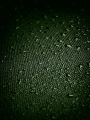 Water drops on fabric texture