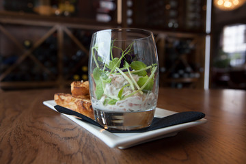 smoked salmon tartar