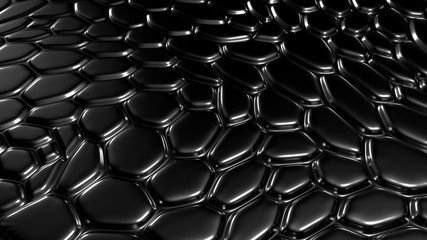 Obraz premium Metal industrial black grunge background. 3d illustration, 3d rendering.