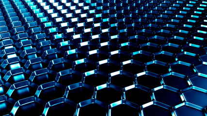 Fototapeta premium Turquoise metallic industrial grunge background. 3d illustration, 3d rendering.