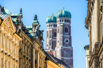 Famous Munich Cathedral - Liebfrauenkirche