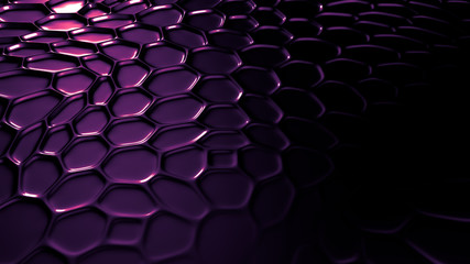 Purple metal industrial grunge background. 3d illustration, 3d rendering.