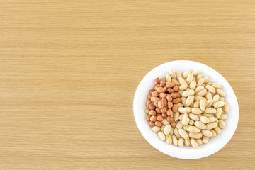 沢山のピーナッツ