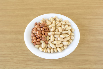 沢山のピーナッツ