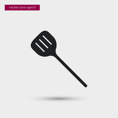 Spatula icon. Simple food element illustration.