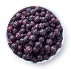 Bowl of freeze dried blackcurrants