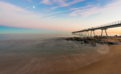 Fototapeta premium Oil bridge / Pont del Petroli 4