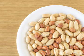 沢山のピーナッツ