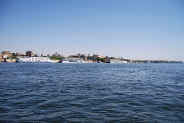 Fototapeta na wymiar The River Nile, Luxor, Egypt