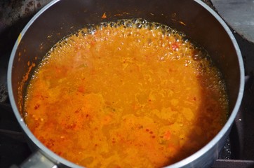 Make curry soup