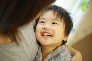 笑顔の男の子
