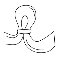 Uter contraception icon. Outline illustration of uter contraception vector icon for web design isolated on white background