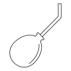 Abortion tool icon. Outline illustration of abortion tool vector icon for web design isolated on white background