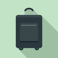 Trip bag icon. Flat illustration of trip bag vector icon for web design