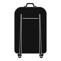 Travel bag icon. Simple illustration of travel bag vector icon for web design isolated on white background