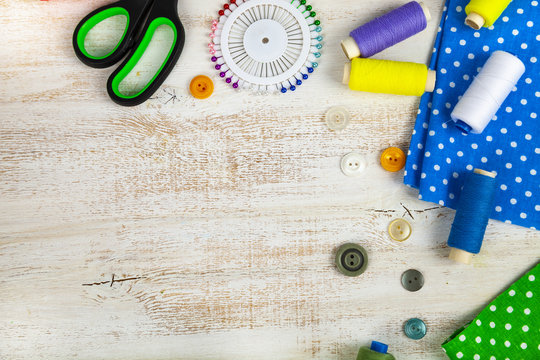Sewing accessories and fabrics