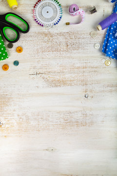 Sewing accessories and fabrics