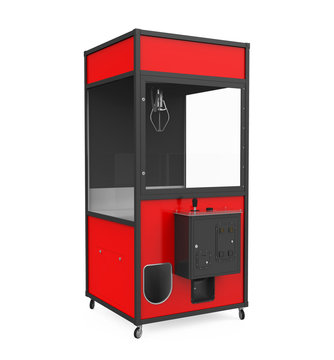Crane Claw Machine Games Isolated