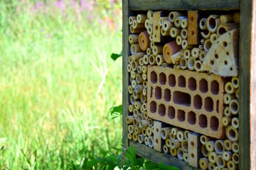 Insektenhotel, Nisthilfe für Insekten