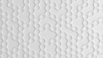 Obraz na płótnie Canvas White hexagon background. 3d illustration, 3d rendering.
