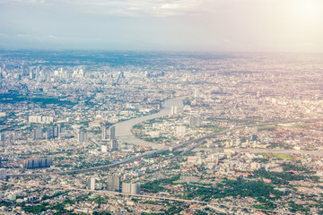 Obraz premium top view landscape