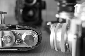 Film old-fashioned cameras