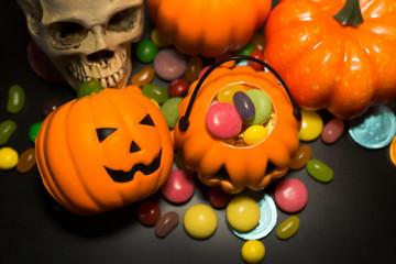 The Halloween background dark tone image background.