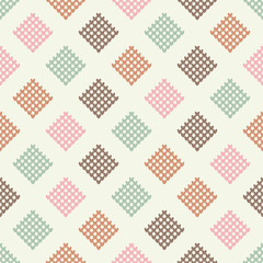 Seamless knitted pattern. A warm sweater. Print. Cloth design, wallpaper. Textile rapport.