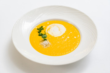 pumpkin cream soup
