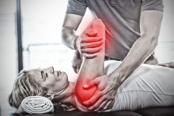 Composite image of highlighted pain