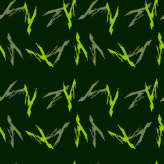 Fototapeta premium UFO military camouflage seamless pattern in in different shades of green color