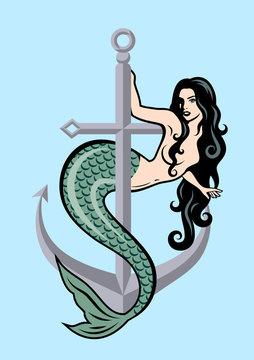 Mermaid Tattoo Images – Browse 4,068 Stock Photos, Vectors, and Video |  Adobe Stock
