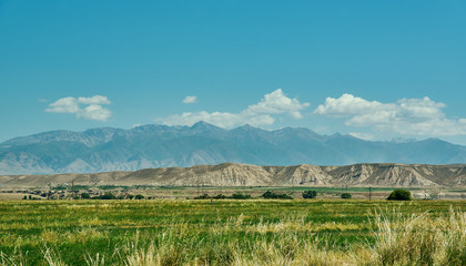 Naryn river valley