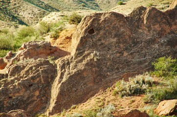 Fairy Tale Canyon, Kyrgyzstan.