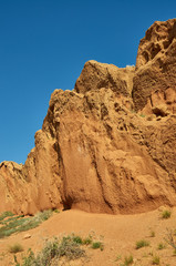 Fototapeta premium Fairy Tale Canyon, Kyrgyzstan.