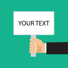 Put your own text here. Vector illustration. Background. Template for the text.