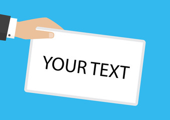 Put your own text here. Vector illustration. Background. Template for the text.