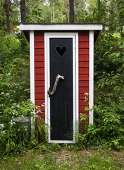 An Outhouse on a Finnish Farm