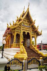 Fototapeta premium Thai temple roof, outdoor