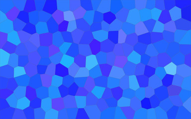 Fototapeta na wymiar Illustration of blue bright Middle size hexagon background.