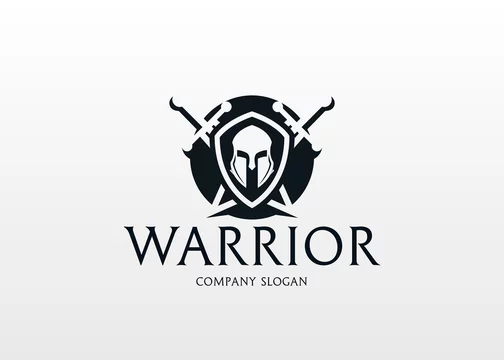 Warrior Logo Modern Warrior Logo Design Template For A Sport Team Stock Vector Adobe Stock