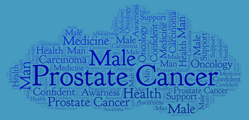 Fototapeta premium Prostate Cancer word cloud.