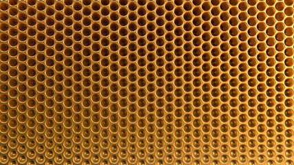 Gold metal background texture. 3d illustration, 3d rendering.