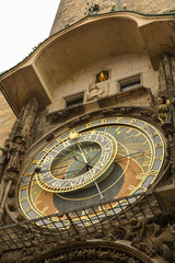 Old astronomical clock known as Orloj