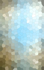 Illustration of Vertical blue, grey and brown colorful Little hexagon background.