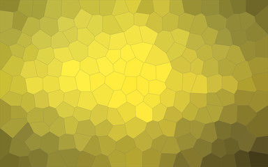 Fototapeta na wymiar Illustration of yellow and black Middle size hexagon background.