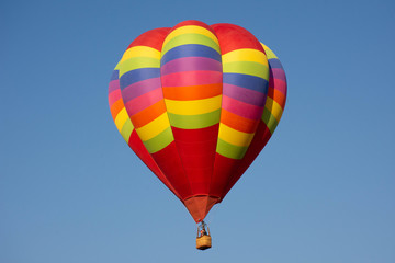 Hot air balloon rainbow 