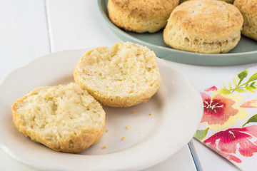Homemade English scones.