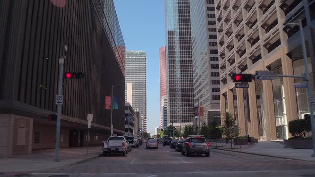 Houston Texas city tour gimbal stabilized video